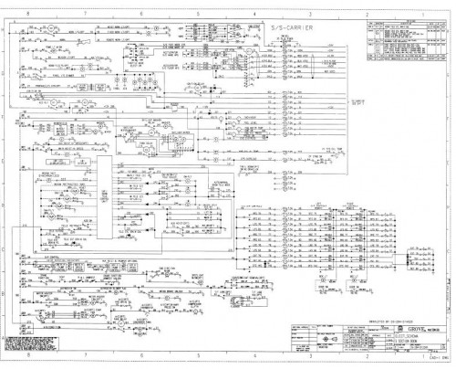 Grove Crane TMS870B Electrical Schematic