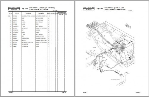 Doosan Excavator DX225LC Parts Manual 5001 to 5432 K1015437CEF 1 07.2009 EN FR 1