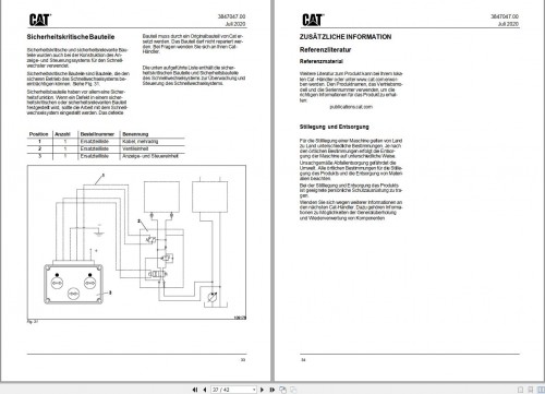 CAT DYH1 Up Operating And Maintenance Manual DE 1