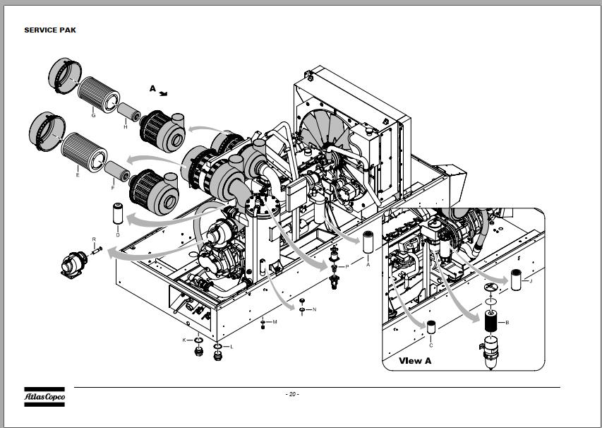 Atlas Copco Portable Compressors Xahs Xahs Cd Engine Cat C