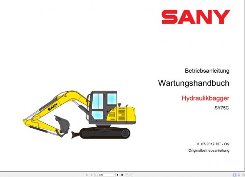 Sany-Hydraulic-Excavator-SY75-Technical-Manual-EN-DE-ZH.jpg