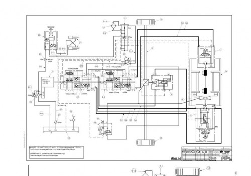 Hamm Compactor Tandem Roller Electric & Hydraulic Schematic Collection CD 5