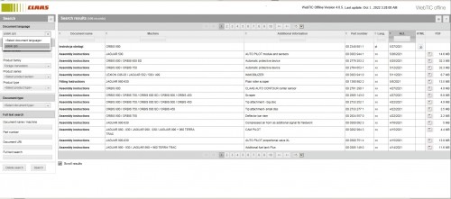 CLAAS WebTIC Offline PL Polski 10.2022 Operator Manual & Repair Manual and Service Documentation DVD