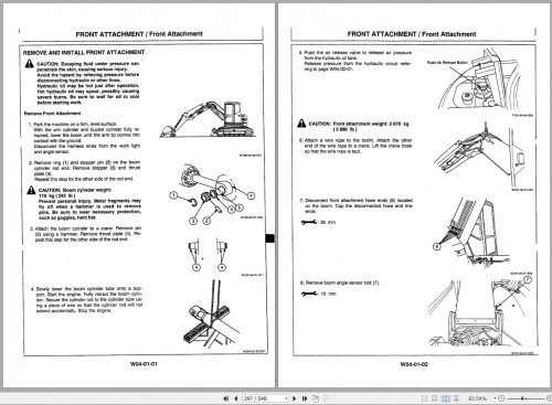 Hitachi Excavator EX135UR 5 Parts Catalog, Workshop Manual and Troubleshooting 2