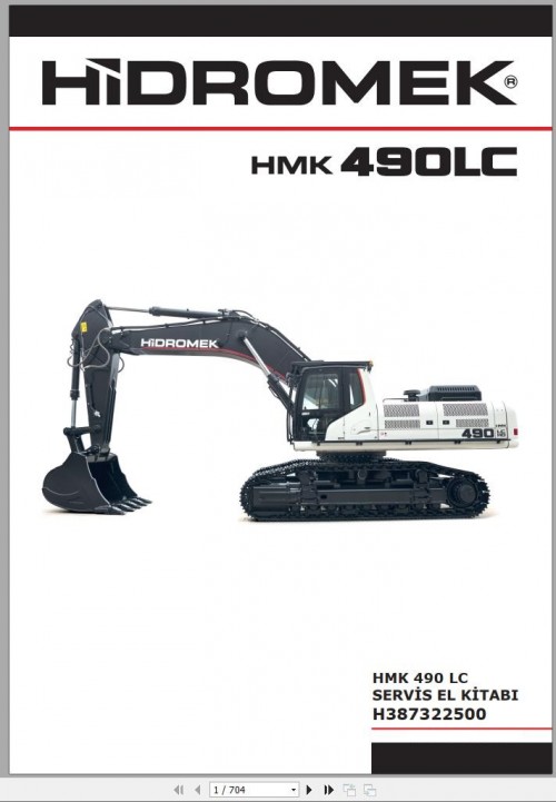 Hidromek Excavator HMK 490LC 3 Service Manual TR
