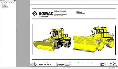 Bomag BC 672 1172 Tier 4i Function.165 Wiring Diagram 2013 EN DE