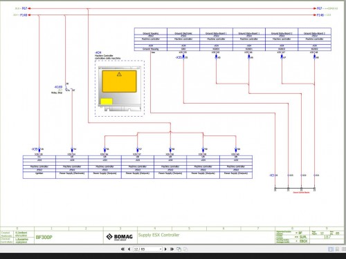 Bomag BF 300P Function.187 Wiring Diagram 2013 EN IT 1