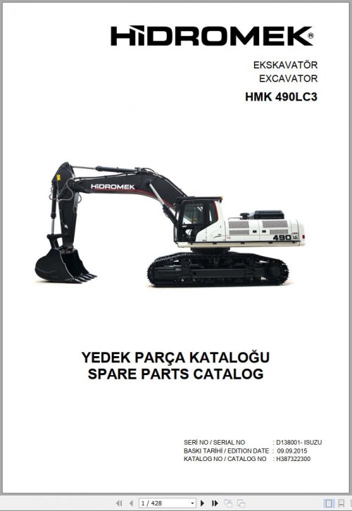 Hidromek-Excavator-HMK-490-LC3-Spare-Parts-Catalog-D138001--Izusu-Engine-EN-TR.jpg