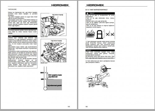 Hidromek Excavator HMK140W 3B HMK200W 3B Operation and Maintenance Manual TR 1