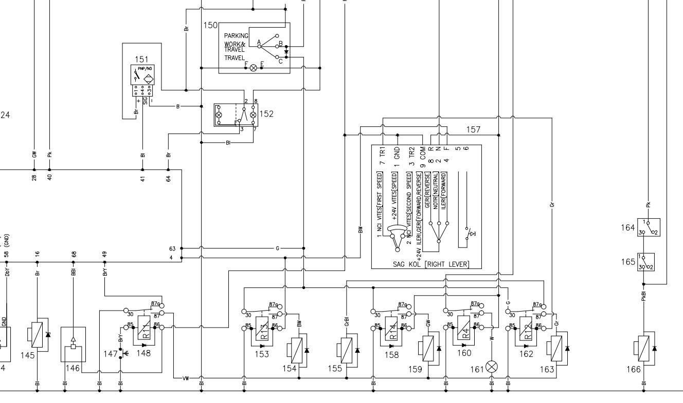 Hidromek Excavator HMK200W-2 Electrical Schematic Mitsubishi Engine ...