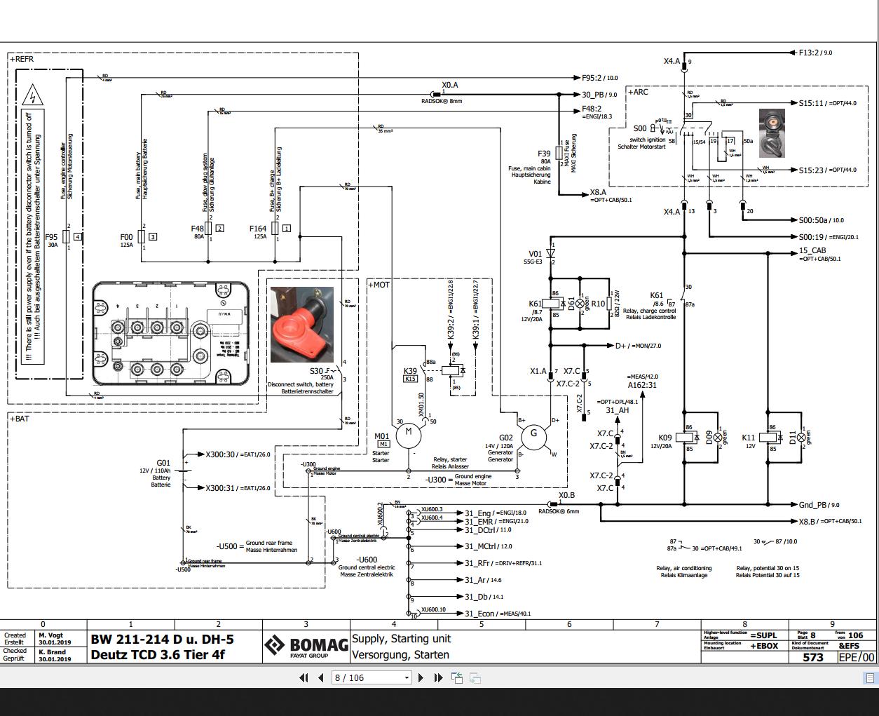Bomag BW211-214D u. DH-5 Deutz TCD 3.6 Tier 4f Wiring Diagram Function ...