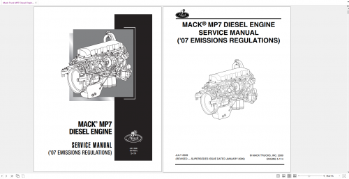Mack Truck 2.99GB Service Manuals Operators Manual and Wiring Digrams DVD 2