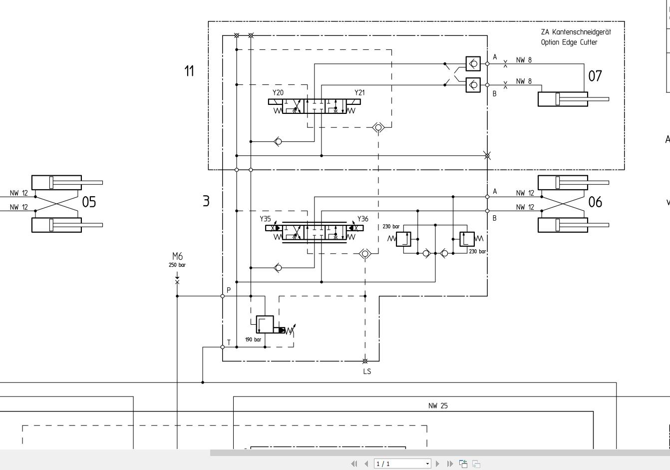 Bomag BW174 Hydraulic Schematic Drawing-No 87020603 2001 EN DE | Auto ...