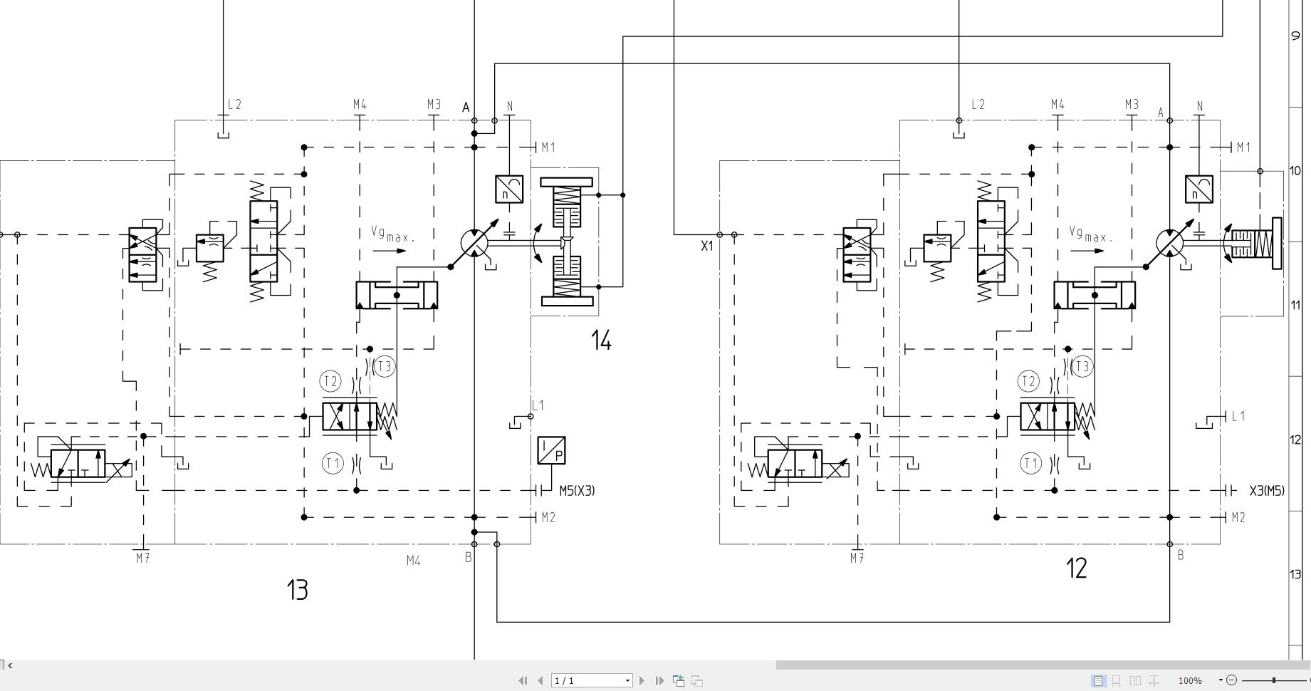 Bomag BW226 DH_PDH-4 Hydraulic Schematic Drawing-No A58120209 2004 EN ...