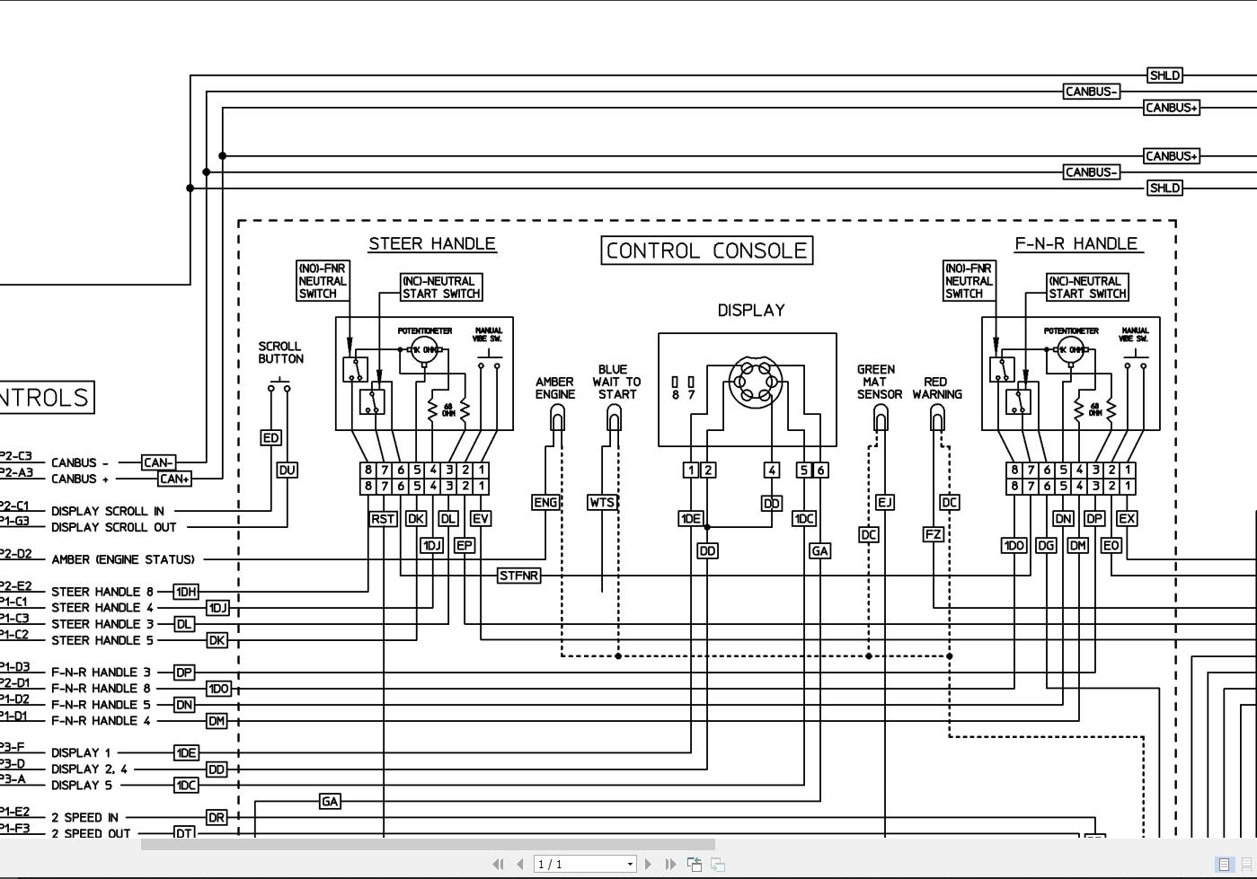 Bomag C784A BW284 Electrical Schematic Drawing No 83212652 2007 EN DE ...