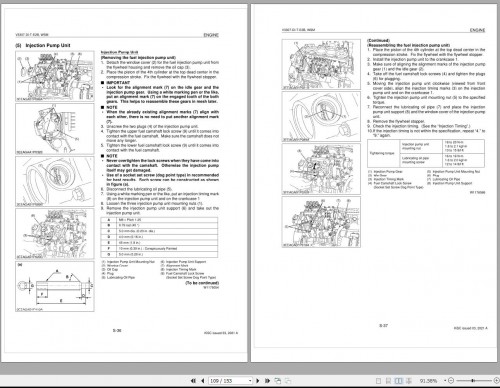 Kubota Diesel Engine V3307 DI T E2B Workshop Manual 1