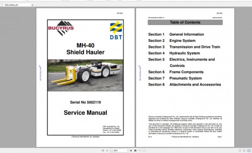 CAT Roof Support Carrier Collection Service Information PDF DVD 1