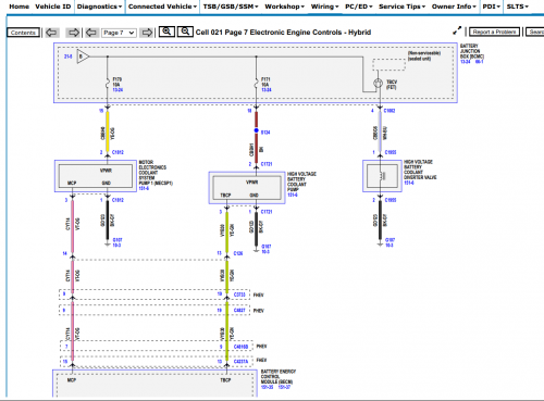 Ford Escape 2022 Electrical Wiring Diagram, Connector Viewer Pinout & Engine 1