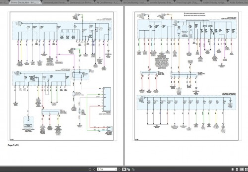 Toyota Highlander 2017 4WD V6 3.5L (2GR FXS) Hybrid Electrical Wiring Diagrams 1