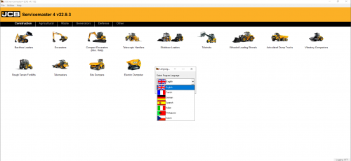 JCB ServiceMaster 4 v22.9.3 10.2022 Diagnosis Software DVD 2