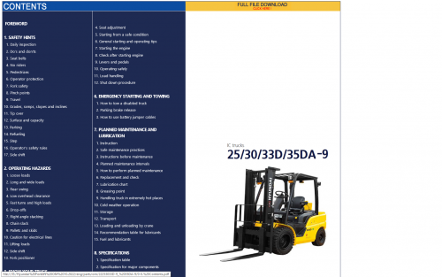 Hyundai Forklift Trucks Operator Manual 2.51 GB Updated [10.2022] Offline DVD (4)