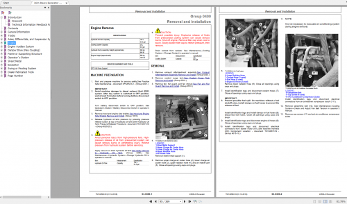 John Deere Excavator 245GLC Service Repair Technical Manual EN TM14058X19 2