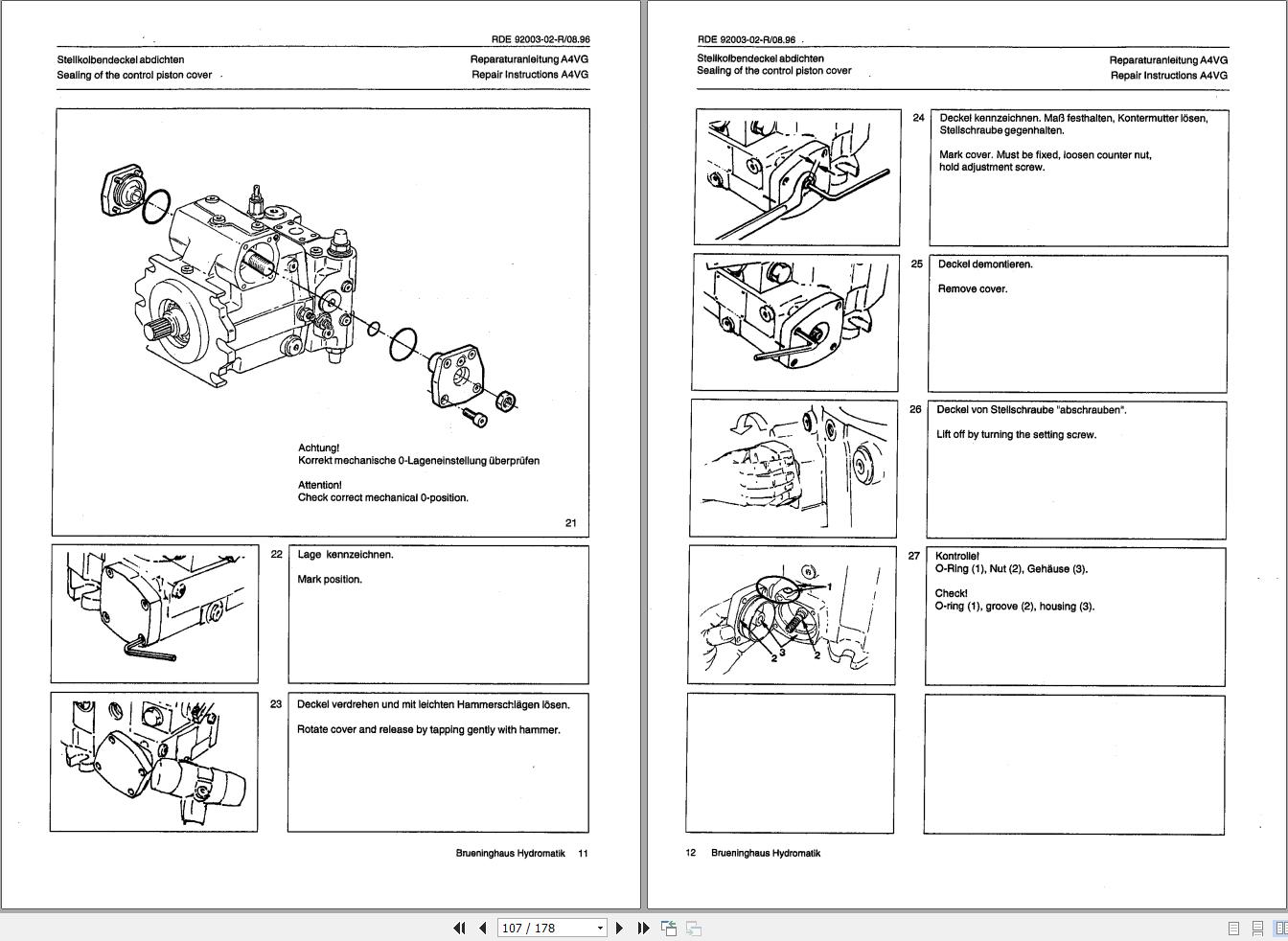 Bomag Machinery BC570 RB Instructions For Repair | Auto Repair Manual ...