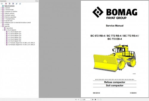 Bomag BC672 RB 4 Service Manual