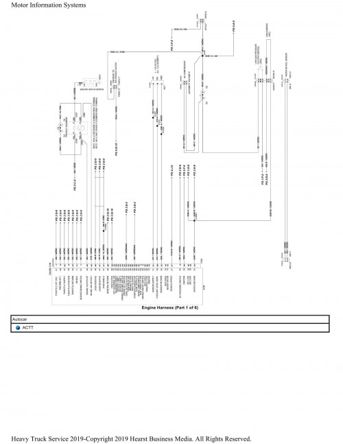 Autocar Truck ACTT Wiring Diagram