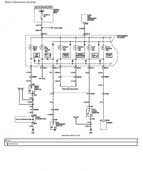 Bering Truck MD Series Wiring Diagram 1