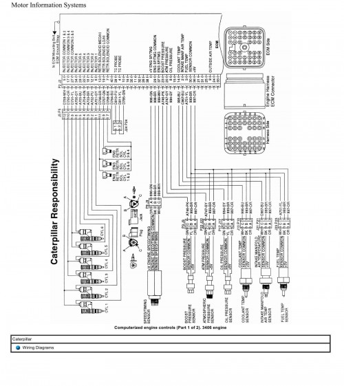 Caterpillar Truck 3406 Engine Wiring Diagrams Copy