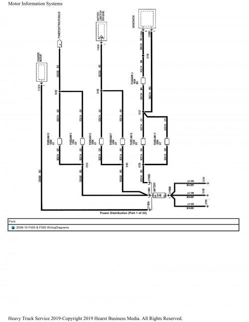 Ford Truck F450 F550 Wiring Diagrams 2008 2010 1