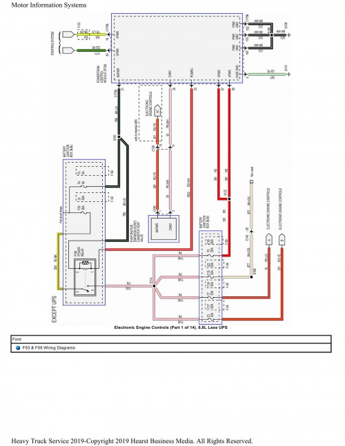 Ford Truck F53 F59 Wiring Diagrams