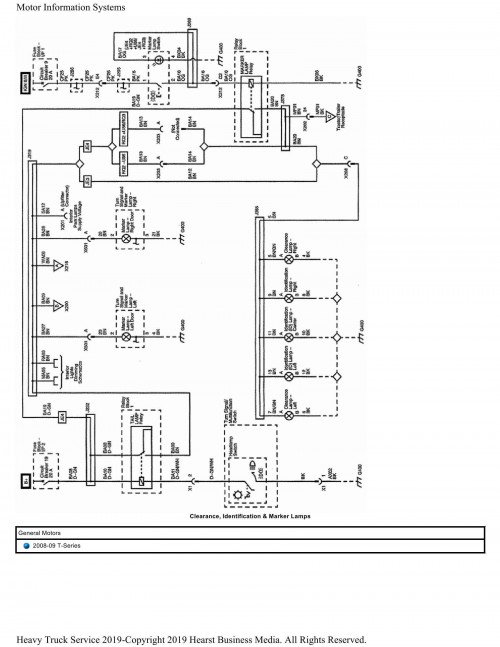 General Motors Truck T Series Wiring Diagrams 2008 2009 1