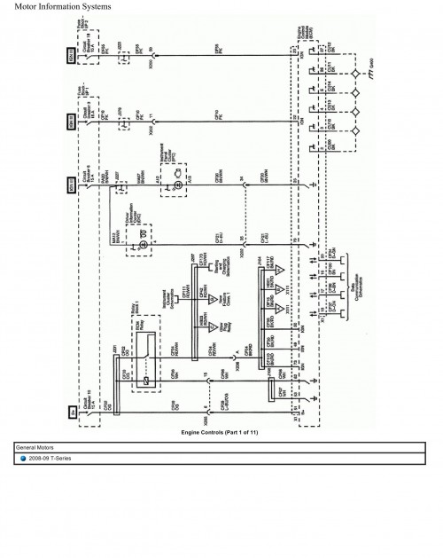 General Motors Truck T Series Wiring Diagrams 2008 2009