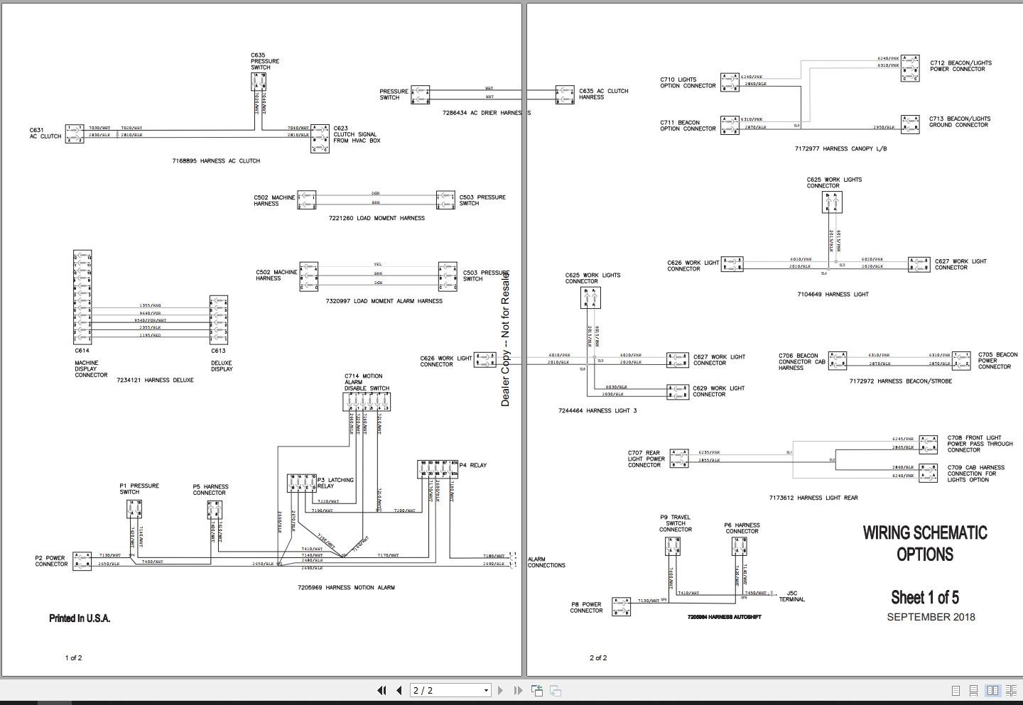 Bobcat Compact Excavator E32i Electric and Hydraulic Schematic | Auto ...