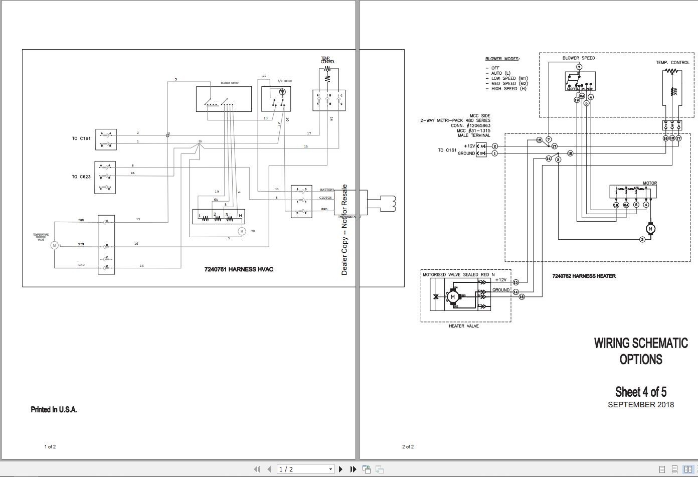 Bobcat Compact Excavator E32i Electric and Hydraulic Schematic | Auto ...