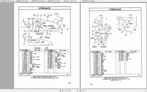 CAT Forklift V300B V330B Spare Parts Manual 3