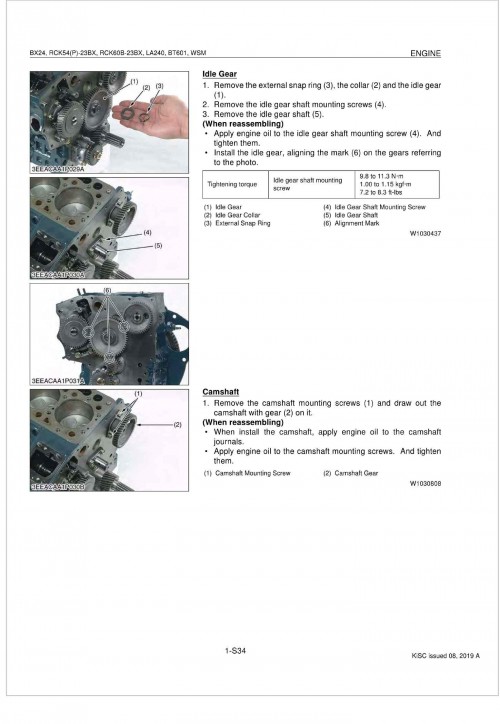 Kubota Rotary Mower RCK54P Workshop Manual 1