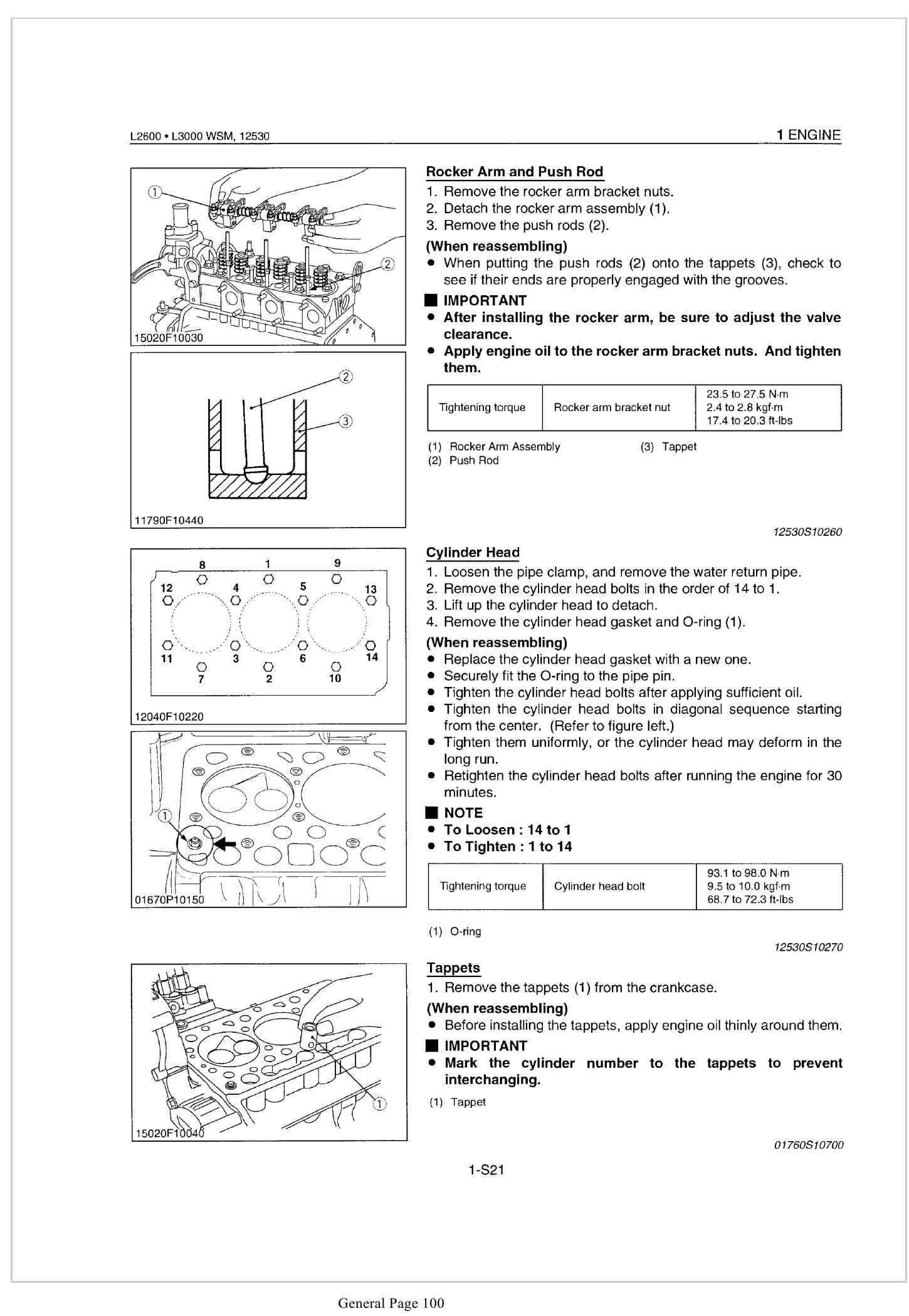 Kubota Tractor L3000 Workshop Manual 