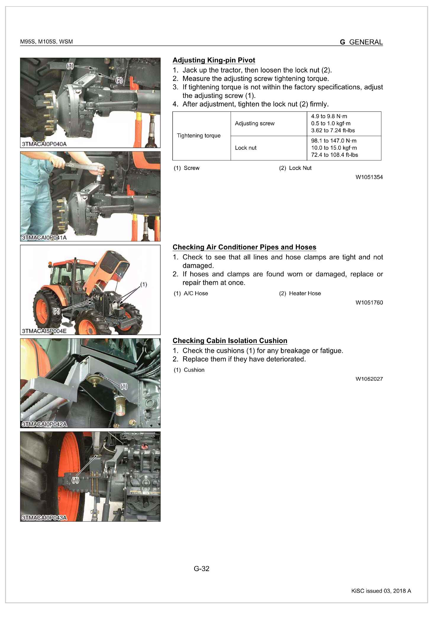 Kubota Tractor M95s Workshop Manual Auto Repair Manual Forum Heavy Equipment Forums 7456