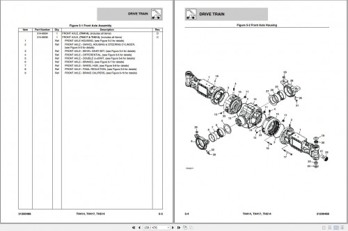 CAT Telehandler TH417 Parts Manual, Service Manual, Flash Files, Operation And Maintenance Manual 1