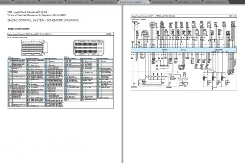 Hyundai Palisade 2021 AWD V6 3.8L Electrical Wiring Diagrams 1
