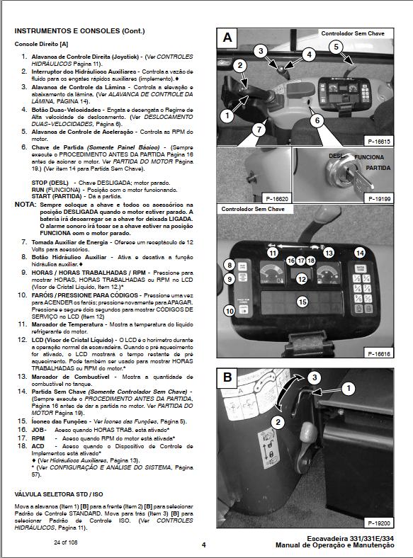 Bobcat Excavator 331 331e 334 Operation And Maintenance Manual Pt Auto Repair Manual Forum 3128