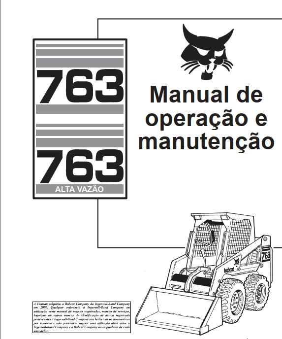 Bobcat Loader 763 Operation & Maintenance Manual PT | Auto Repair