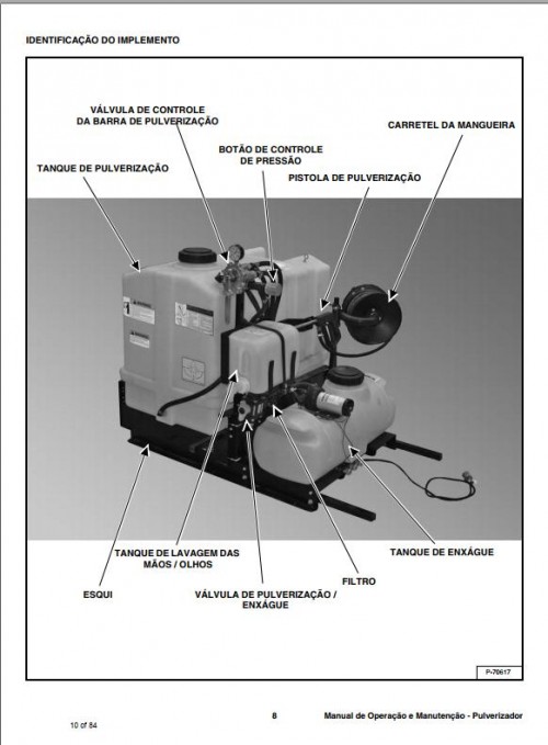 Bobcat Sprayer 80 Operation & Maintenance Manual 6986508 PT 1