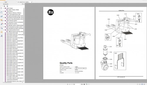 BT Forklift Some Model Update 620 MB Service Manual Part Manual (4)
