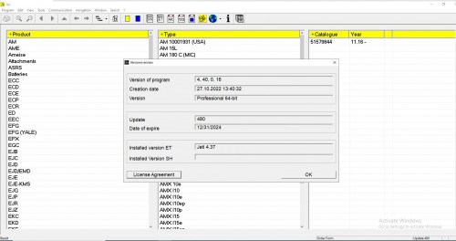 JUNGHEINRICH JETI ForkLift (ET) v4.37 Updated 480 10.2022 Spare Parts Catalog 1