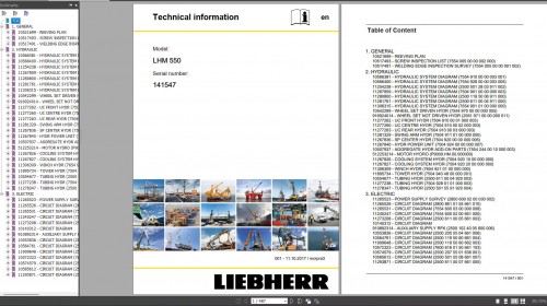 Liebherr LHM 550 Technical information 1