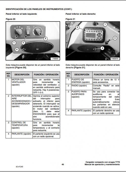 Bobcat Excavator T770 Operation & Maintenance Manual ES 1